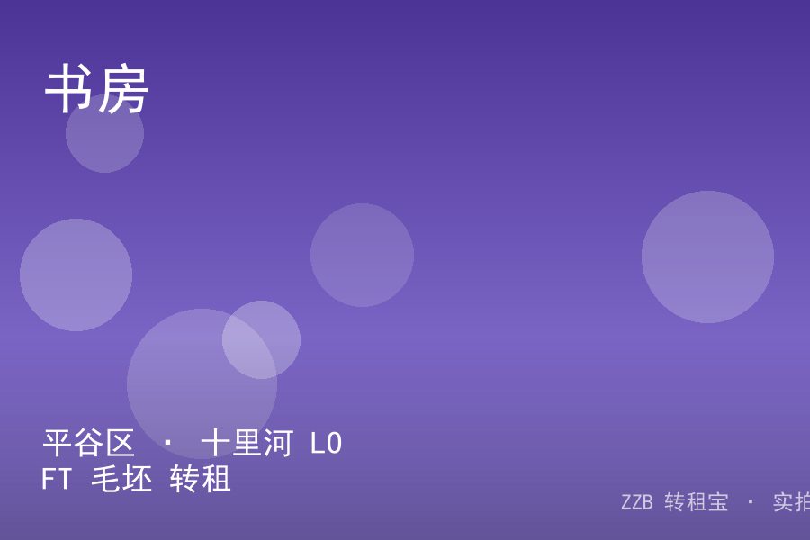 平谷区 · 十里河 LOFT 毛坯 转租
